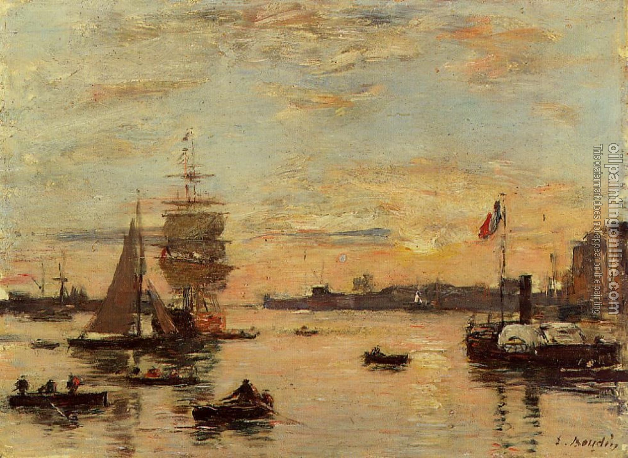 Boudin, Eugene - Le Havre, L'Avant Port